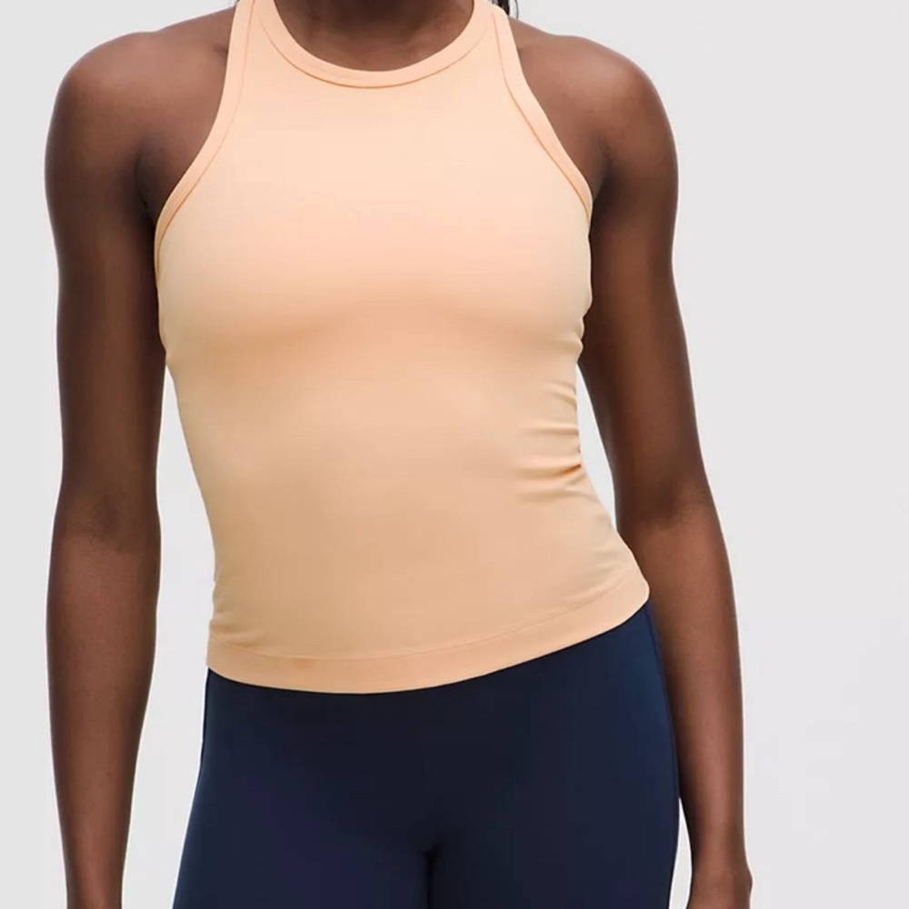Lululemon Align Racerback Waist Length Tank. Melon